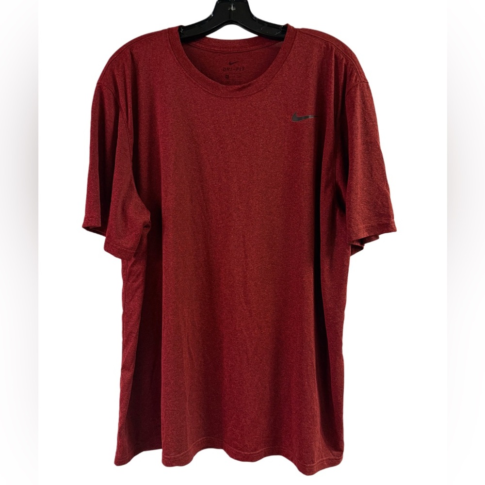 Nike Dark Red Dri Fit Short Sleeve Tee Size 2XL